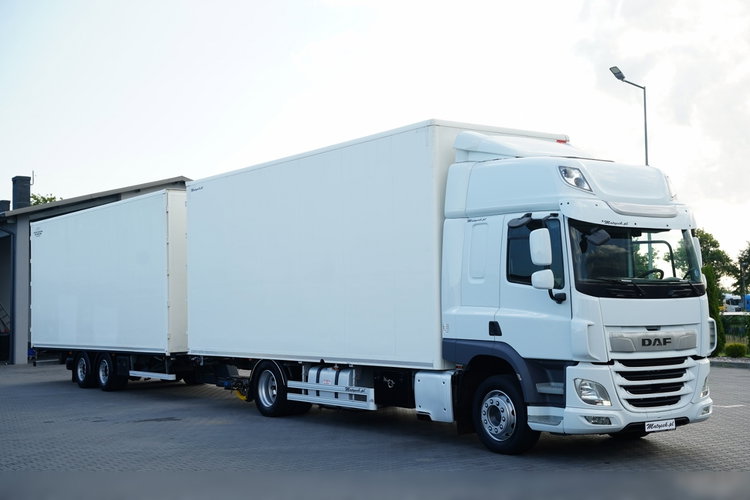DAF CF 450 / ZESTAW TANDEM 120 M3 / PRZEJAZDOWY / KONTENER / 7.2 M + 8.0 M / LECITRAILER / MOCNA PODŁOGA / EURO 6 4x2 zdjęcie 3