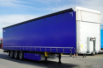 Schmitz -CARGOBULL / FIRANKA / STANDARD / OŚ PODNOSZONA / DACH PODNOSZONY  / KOSZ NA PALETY / 