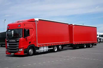 Scania R 450 / ACC / EURO 6 / ZESTAW PRZEJAZDOWY 120 M3 / RETARDER