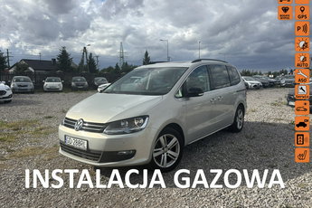 Volkswagen Sharan 1.4TSI 150KM benzyna + gaz, nowa butla, 2 x opony, gwarancja 12 mcy