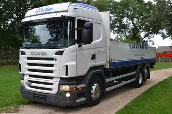 Scania R 420 SKRZYNIA dł. 7.75 mTYLKO 632581 km KLIMATYZACJA TRZECIA OŚ SKRĘTNA