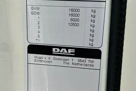 DAF LF / 260 / E 6 / ACC / BURTOFIRANKA + WINDA / ŁAD. 8 975 KG / 18 PALET zdjęcie 4