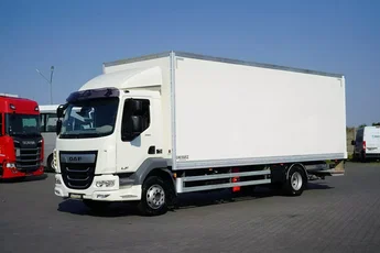 DAF / LF / 260 / ACC / EURO 6 / KONTENER + WINDA / 18 PALET / ŁAD. 8 585 KG, 