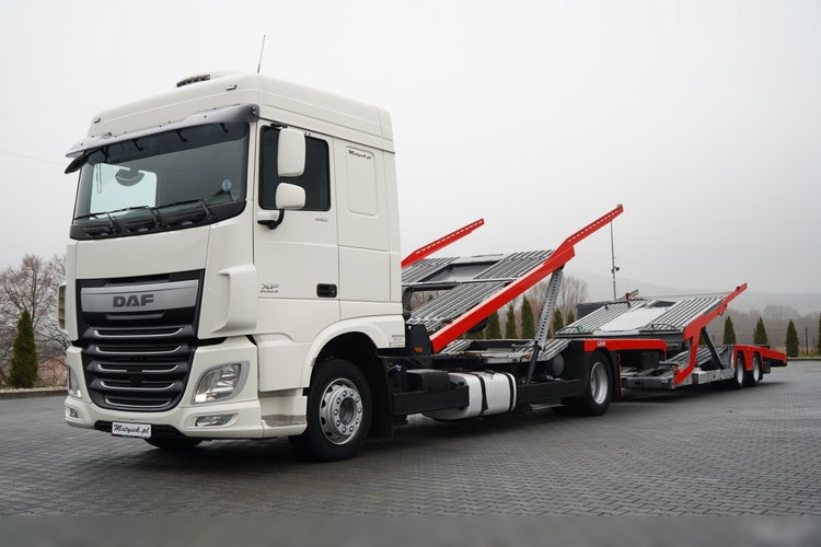 DAF XF 480 / LORA / LOHR / 16, 5 M / 4 DOSTAWCZAKI / 6 OSOBÓWEK / KLIMA POSTOJOWA / EURO 6 zdjęcie 9