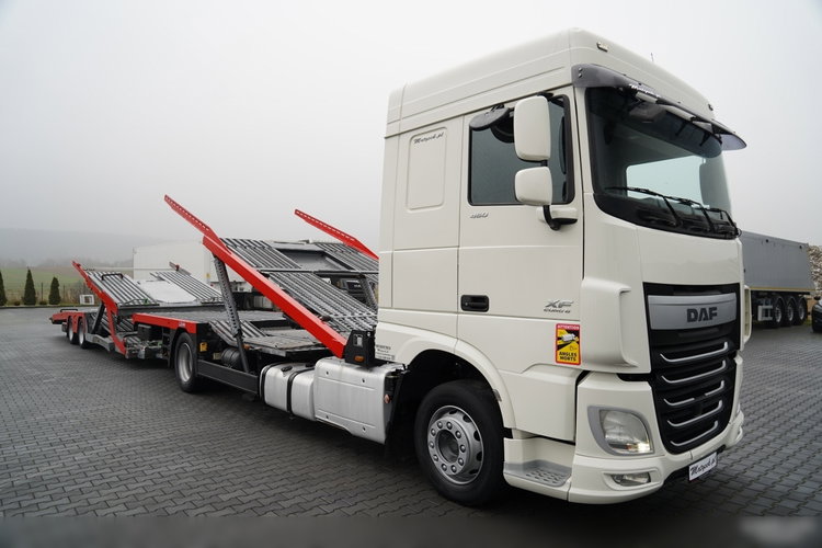 DAF XF 480 / LORA / LOHR / 16, 5 M / 4 DOSTAWCZAKI / 6 OSOBÓWEK / KLIMA POSTOJOWA / EURO 6 zdjęcie 16