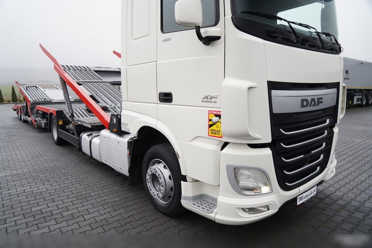 DAF XF 480 / LORA / LOHR / 16, 5 M / 4 DOSTAWCZAKI / 6 OSOBÓWEK / KLIMA POSTOJOWA / EURO 6 zdjęcie 19
