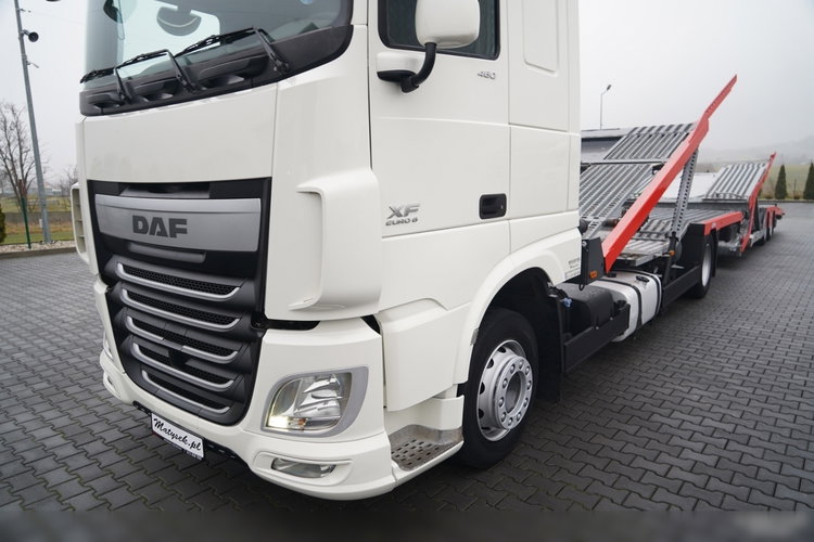 DAF XF 480 / LORA / LOHR / 16, 5 M / 4 DOSTAWCZAKI / 6 OSOBÓWEK / KLIMA POSTOJOWA / EURO 6 zdjęcie 21