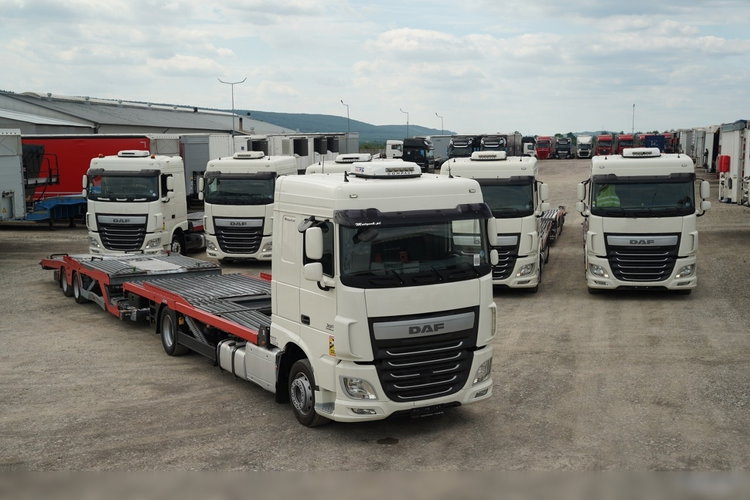 DAF XF 480 / LORA / LOHR / 16, 5 M / 4 DOSTAWCZAKI / 6 OSOBÓWEK / KLIMA POSTOJOWA / EURO 6 zdjęcie 2