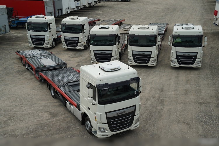 DAF XF 480 / LORA / LOHR / 16, 5 M / 4 DOSTAWCZAKI / 6 OSOBÓWEK / KLIMA POSTOJOWA / EURO 6 zdjęcie 3