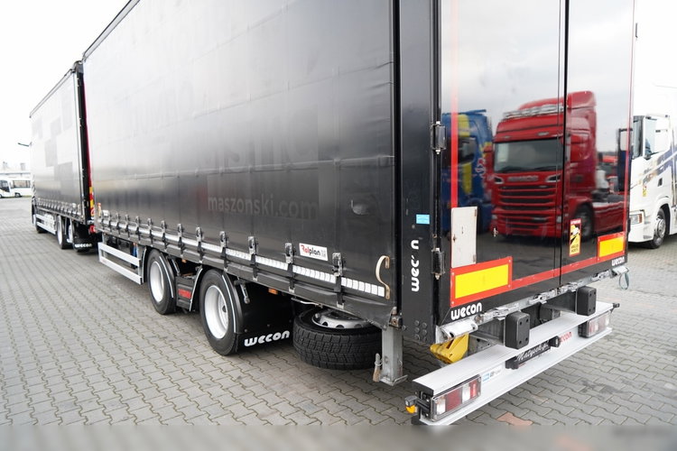 DAF XG 480 / ZESTAW TANDEM / 120 M3 / PRZEJAZDOWY / OŚ PODNOSZONA / KLIMA POSTOJOWA /  WECON  / SAF / zdjęcie 12