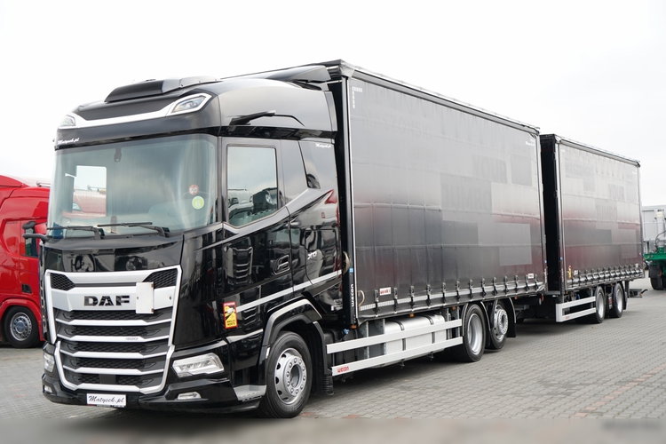 DAF XG 480 / ZESTAW TANDEM / 120 M3 / PRZEJAZDOWY / OŚ PODNOSZONA / KLIMA POSTOJOWA /  WECON  / SAF / zdjęcie 4