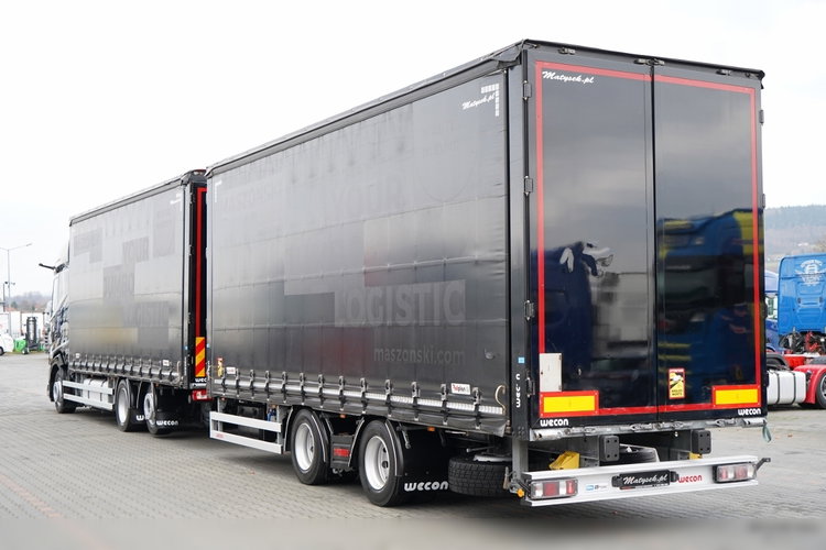 DAF XG 480 / ZESTAW TANDEM / 120 M3 / PRZEJAZDOWY / OŚ PODNOSZONA / KLIMA POSTOJOWA /  WECON  / SAF / zdjęcie 6