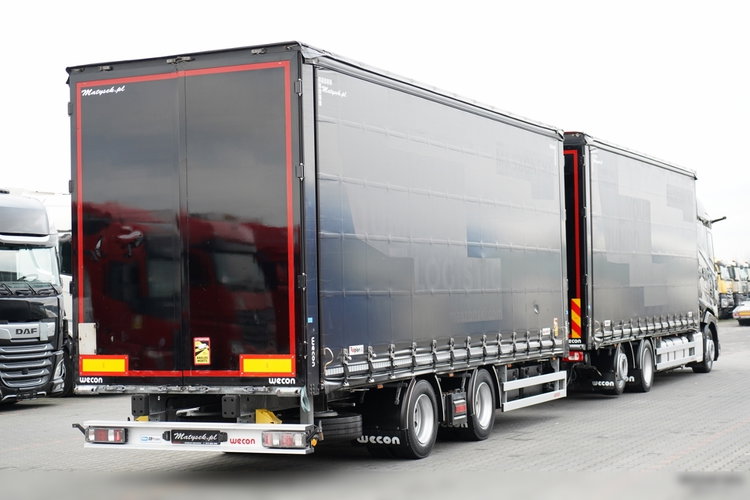 DAF XG 480 / ZESTAW TANDEM / 120 M3 / PRZEJAZDOWY / OŚ PODNOSZONA / KLIMA POSTOJOWA /  WECON  / SAF / zdjęcie 7
