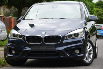 BMW 218 Opłacona 1.5i 136KM Serwis Ledy Beżowa skóra Pamięci Navi Kamera