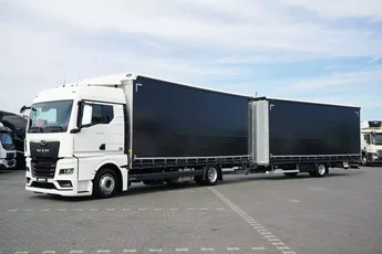 MAN TGX / 18.470 / E 6 / GM / ZESTAW PRZEJAZDOWY 120 M3 / ŁAD. 14 815 KG / RETARDER