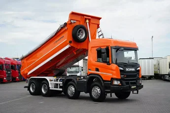 Scania / P 420 / XT / EURO 6 / WYWROTKA / 8 X 4 / ŁAD. 18 500 KG