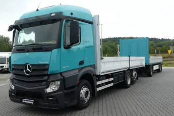 Mercedes ACTROS 2542 6x2 / RETARDER / DO BUDOWLANKI-GAZU / ZESTAW /