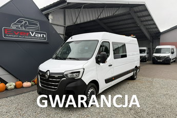 Renault Master max L3H2 7 osobowy brygadówka lift doka pełna opcja 150KM