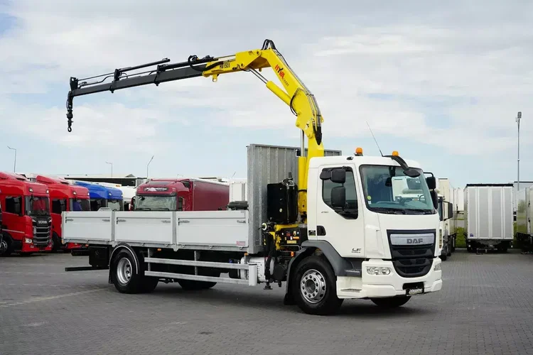 DAF / LF / 250 / SKRZYNIOWY + HDS / HYVA HB-150 / PILOT / ROTATOR zdjęcie 1