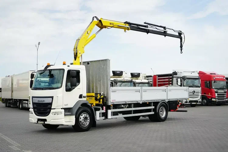 DAF / LF / 250 / SKRZYNIOWY + HDS / HYVA HB-150 / PILOT / ROTATOR zdjęcie 12