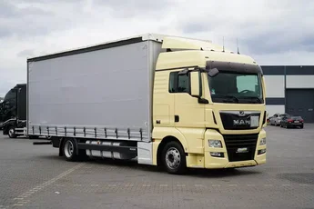 MAN TGX / 18.360 / ACC / E 6 / FIRANKA / 19 PALET / MANUAL / ŁAD. 7650 KG