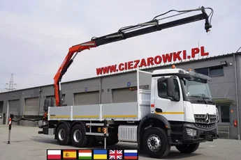 Mercedes Arocs 2633 burtowy / HDS FASSI F155A.0.23 / PILOT / 230 tys. km_224158