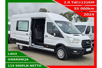 Ford transit L4H3 119900zł NETTO Brygadówka 6 osób 2.0TdCi/131KM