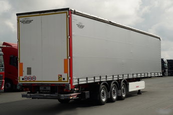 Fruehauf / FIRANKA / PALECIARA / WINDA DHOLLANDIA - 2 000 KG / MOCNA PODŁOGA / OŚ PODNOSZONA / OSIE SAF /