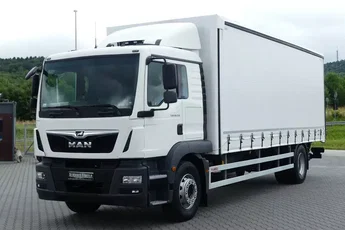 MAN TGM 18.250 / FIRANKA 7.30m + WINDA / PRZEBIEG 170 TYS KM /