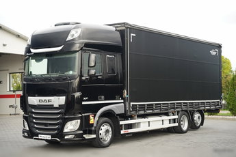 DAF XF 480 / SOLÓWKA - 7.7 M / 6X2 / KLIMA POSTOJOWA / OŚ PODNOSZONA / DACH PODNOSZONY / EURO 6