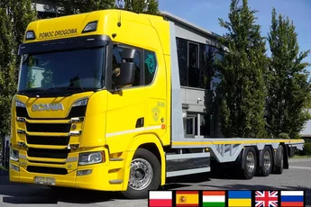 Scania R650 V8 8×4/4 / NOWA Laweta 955 cm ocynk / Retarder / oś skrętna_263009