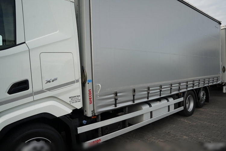 DAF XF 480 / ZESTAW TANDEM / 120 M3  / OŚ PODNOSZONA / KLIMA POSTOJOWA / WECON / SAF / ZAWIESIE DO WÓZKA / PO KONTRAKCIE SERWISOWYM  zdjęcie 10