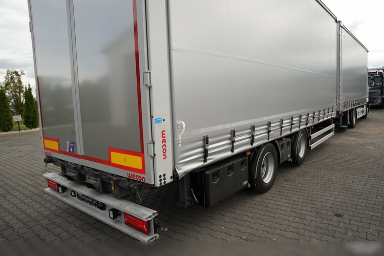 DAF XF 480 / ZESTAW TANDEM / 120 M3  / OŚ PODNOSZONA / KLIMA POSTOJOWA / WECON / SAF / ZAWIESIE DO WÓZKA / PO KONTRAKCIE SERWISOWYM  zdjęcie 15