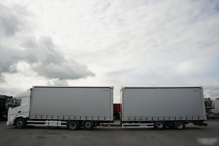 DAF XF 480 / ZESTAW TANDEM / 120 M3  / OŚ PODNOSZONA / KLIMA POSTOJOWA / WECON / SAF / ZAWIESIE DO WÓZKA / PO KONTRAKCIE SERWISOWYM  zdjęcie 4