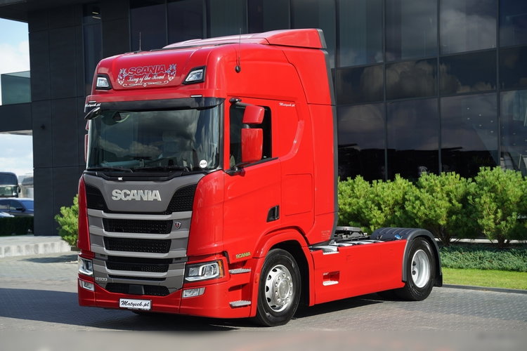 Scania R 500 / RETARDER / KLIMA POSTOJOWA / ZBIORNKI 1 400 L / EURO 6 zdjęcie 4
