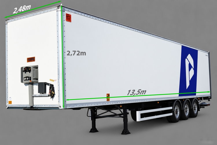 Fruehauf / KONTENER / STANDARD / WINDA DHOLLANDIA - 1 500 KG / MOCNA PODŁOGA /  SAF / zdjęcie 2