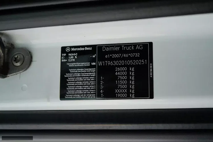 Mercedes ACTROS / 2545 / ACC / E 6 / MP 5 / BDF MULTI / 7.15 , 7.45 , 7.82 M / RETARDER zdjęcie 3