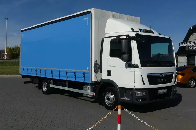 MAN TGL 12.190 / FIRANKA + WINDA / PRZEBIEG 117 TYS KM / KLIMA / zdjęcie 1