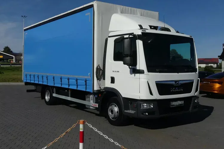 MAN TGL 12.190 / FIRANKA + WINDA / PRZEBIEG 117 TYS KM / KLIMA / zdjęcie 6