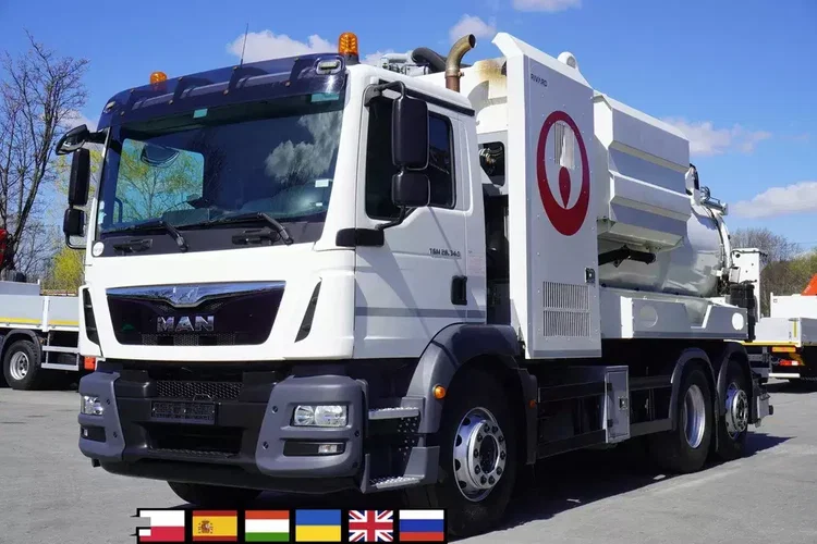 MAN TGM 26.340 / Zabudowa WUKO Rivard 11.8 m3 / 150 tys. km / oś skrętna / 2 szt_251341 zdjęcie 1