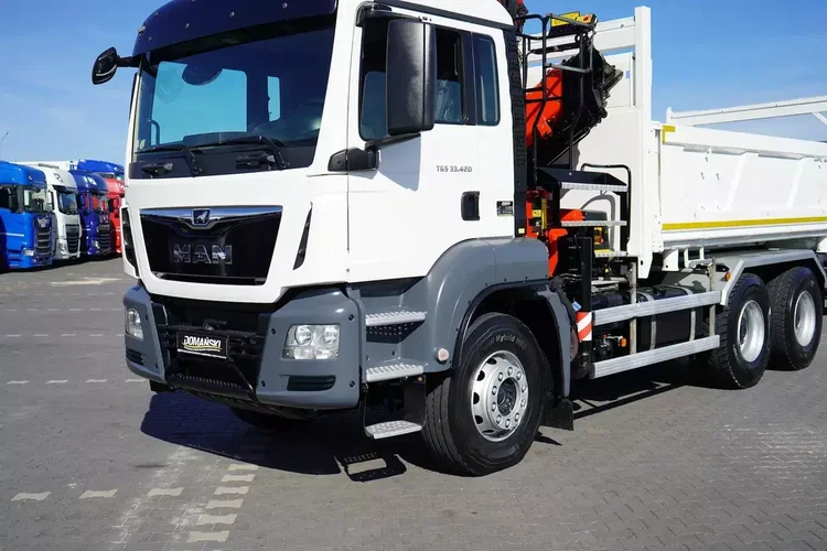 MAN TGS / 33.420 / E 6 / WYWROTKA + HDS / FASSI F 175 / 6 X 4 / HYDROBURTA / ŁYŻKA zdjęcie 11