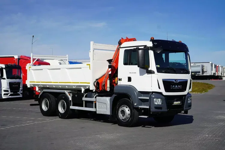 MAN TGS / 33.420 / E 6 / WYWROTKA + HDS / FASSI F 175 / 6 X 4 / HYDROBURTA / ŁYŻKA zdjęcie 18