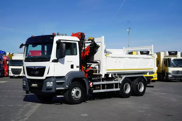 MAN TGS / 33.420 / E 6 / WYWROTKA + HDS / FASSI F 175 / 6 X 4 / HYDROBURTA / ŁYŻKA zdjęcie 2