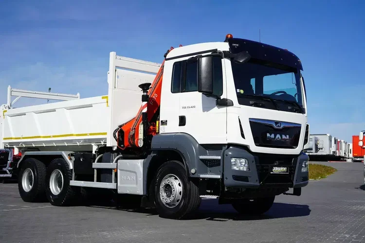 MAN TGS / 33.420 / E 6 / WYWROTKA + HDS / FASSI F 175 / 6 X 4 / HYDROBURTA / ŁYŻKA zdjęcie 20