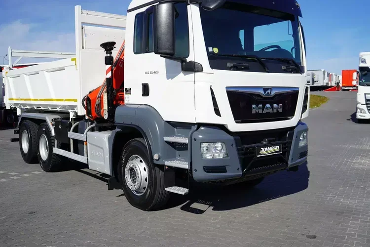 MAN TGS / 33.420 / E 6 / WYWROTKA + HDS / FASSI F 175 / 6 X 4 / HYDROBURTA / ŁYŻKA zdjęcie 21
