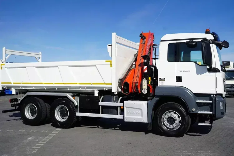 MAN TGS / 33.420 / E 6 / WYWROTKA + HDS / FASSI F 175 / 6 X 4 / HYDROBURTA / ŁYŻKA zdjęcie 25
