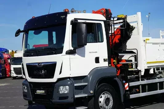 MAN TGS / 33.420 / E 6 / WYWROTKA + HDS / FASSI F 175 / 6 X 4 / HYDROBURTA / ŁYŻKA zdjęcie 29