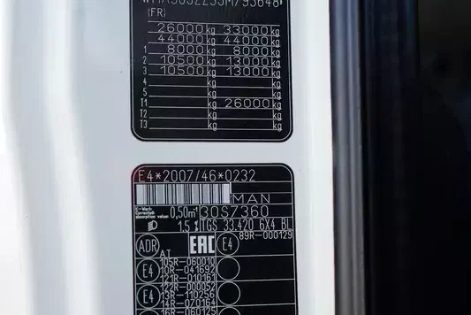 MAN TGS / 33.420 / E 6 / WYWROTKA + HDS / FASSI F 175 / 6 X 4 / HYDROBURTA / ŁYŻKA zdjęcie 3