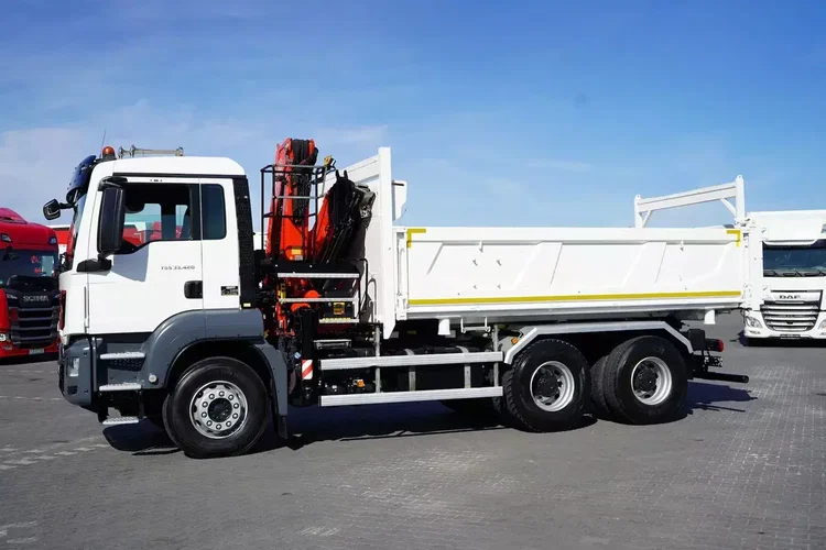MAN TGS / 33.420 / E 6 / WYWROTKA + HDS / FASSI F 175 / 6 X 4 / HYDROBURTA / ŁYŻKA zdjęcie 35