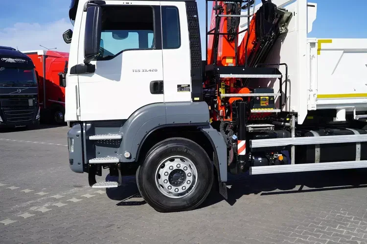 MAN TGS / 33.420 / E 6 / WYWROTKA + HDS / FASSI F 175 / 6 X 4 / HYDROBURTA / ŁYŻKA zdjęcie 9